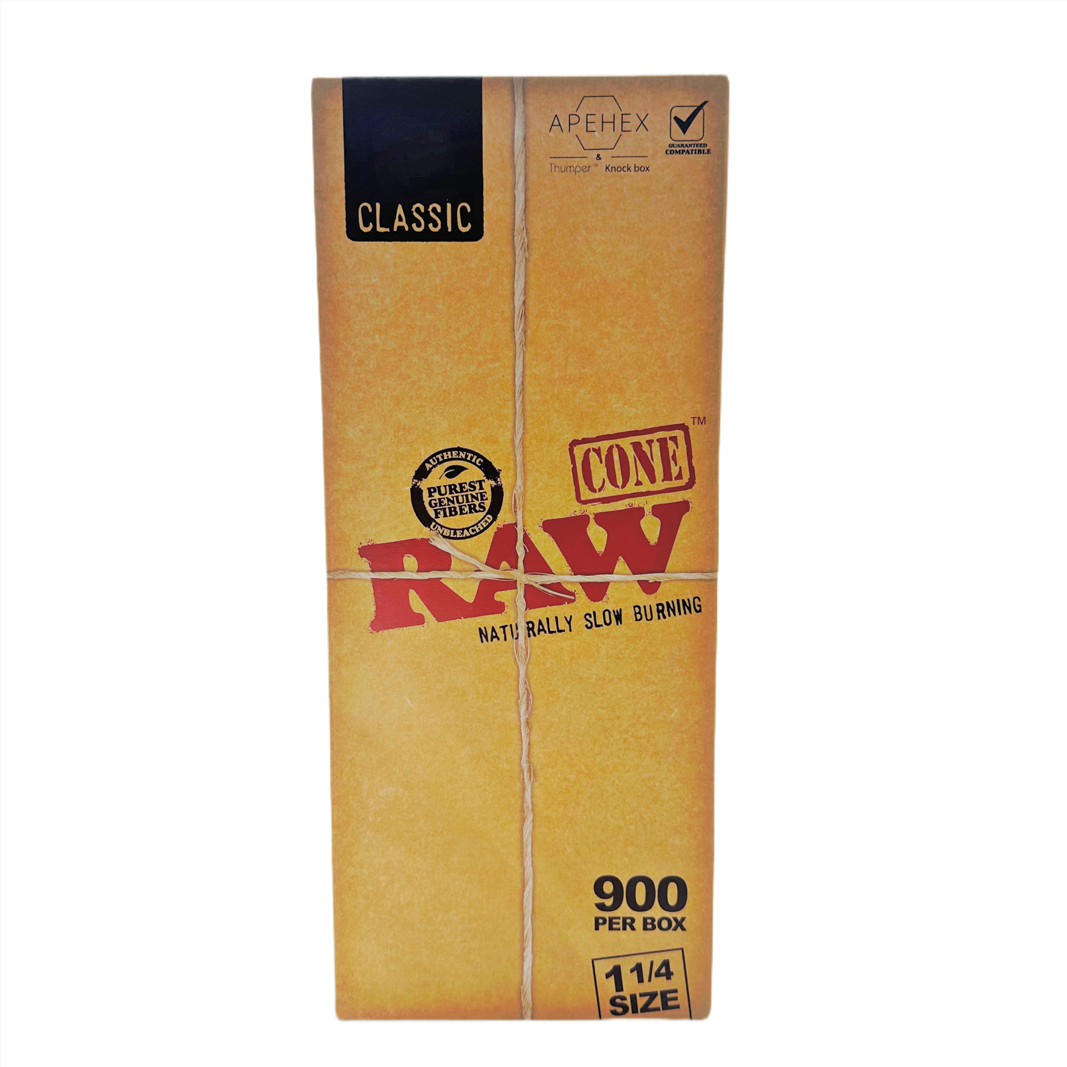 Raw Classic Bulk 1 1/4 Cones (900 pcs)