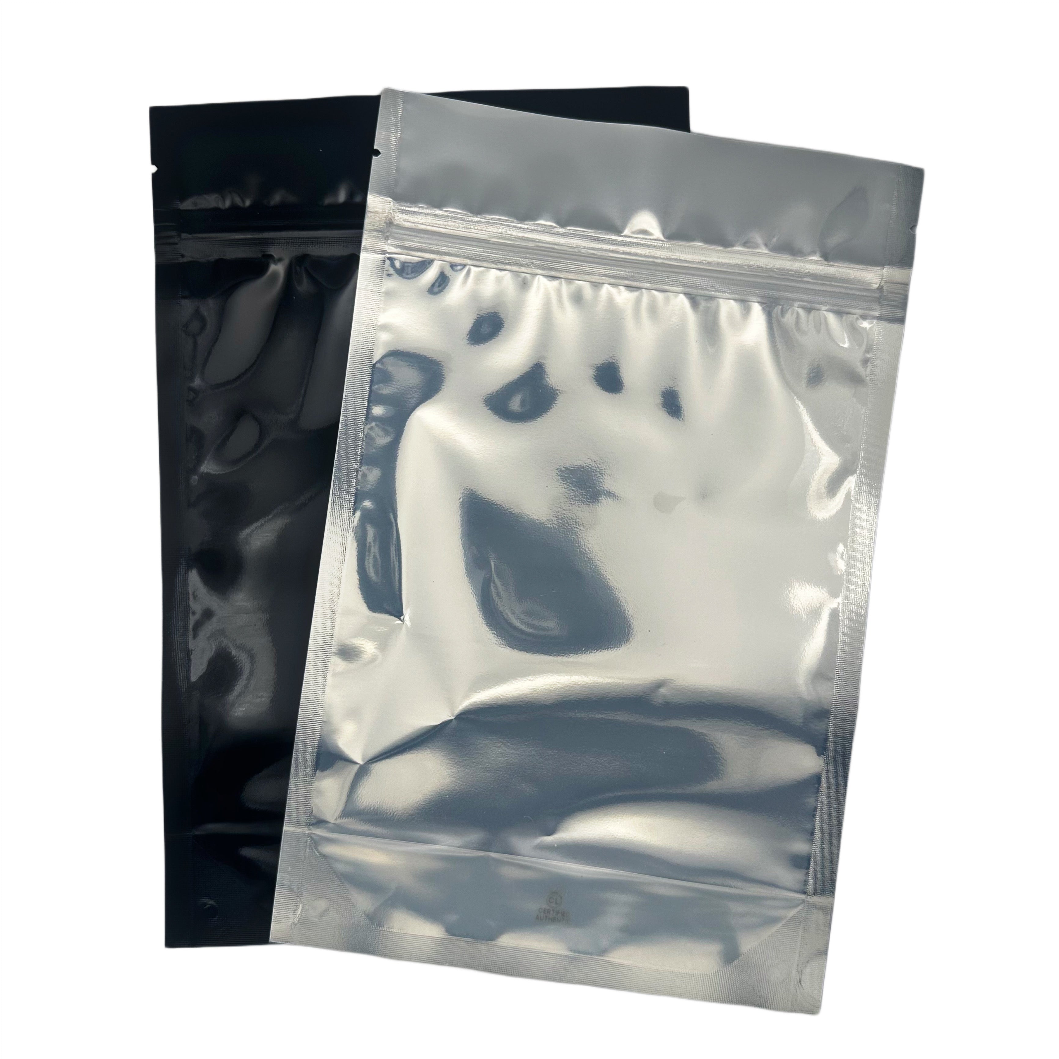 1 oz Black/Clear Mylar (100qty)