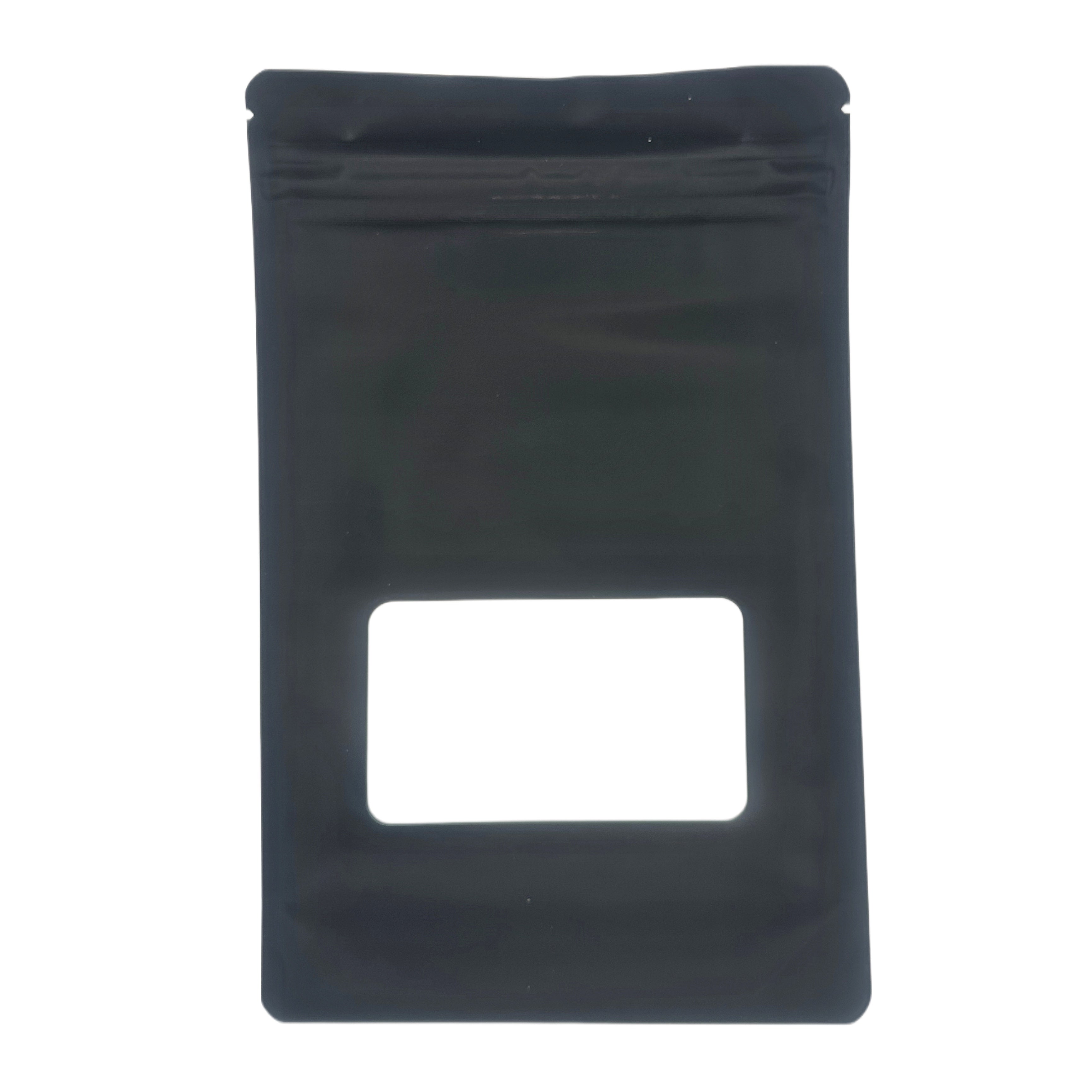 1 oz 6x9 Matte Black with window/Black Mylar (100qty)