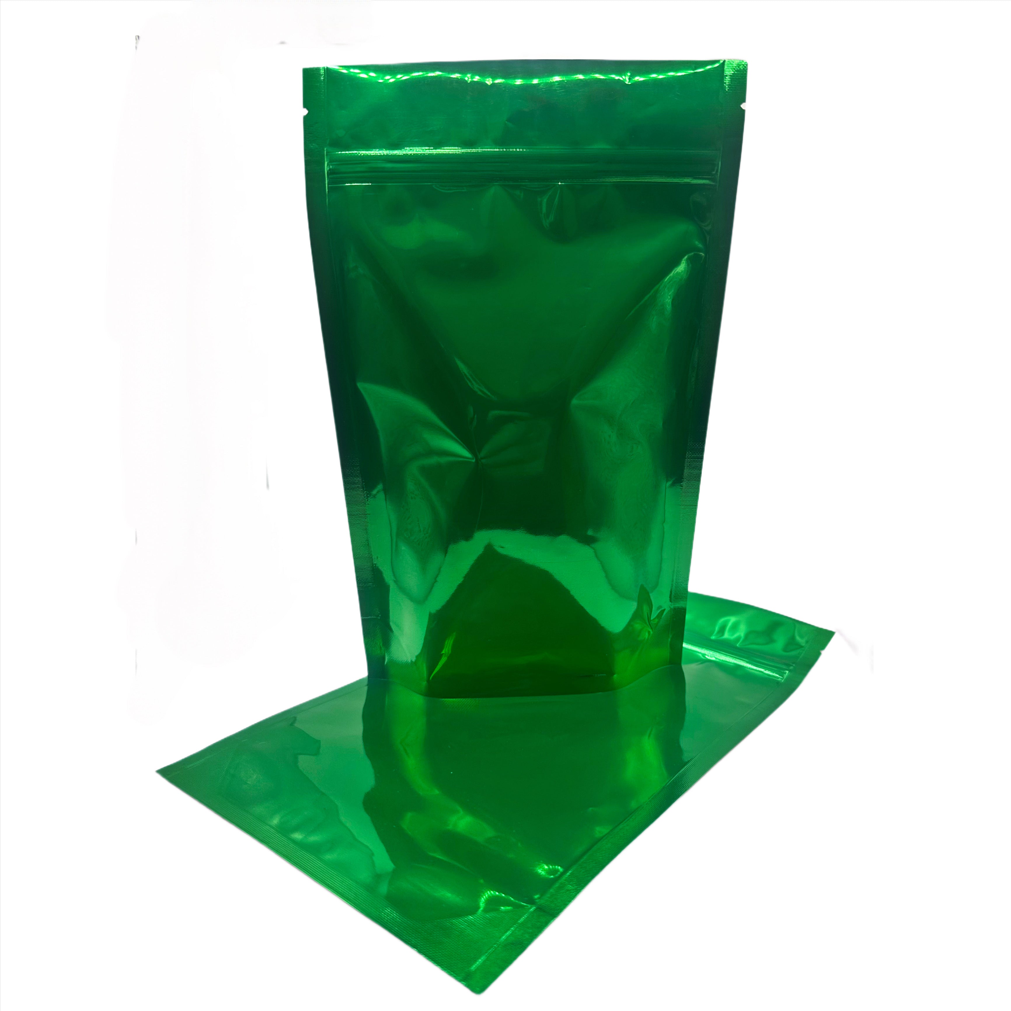 1 oz Green/Clear Mylar (100qty)