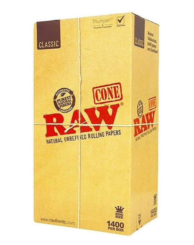 Raw Classic Bulk 109mm/26mm Cones (1400 pcs)