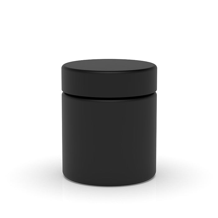 Matte Black 3oz Flowers Jar (150qty)